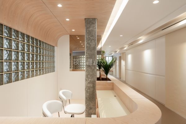 瑜伽工作室接待区装修效果图