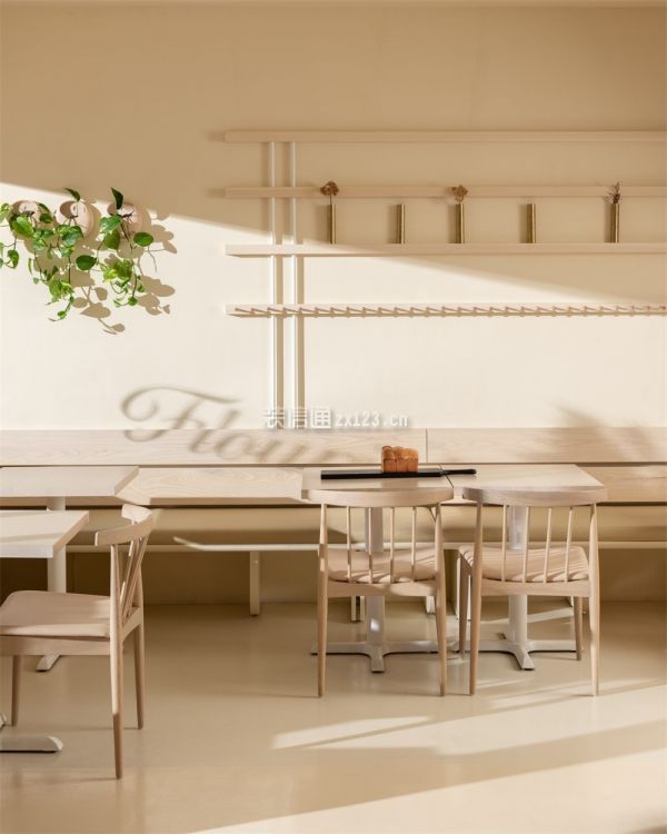 面包店货架卡座装修效果图