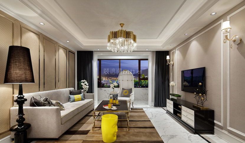 新古典客厅装修效果图欣赏 新古典客厅装修图片