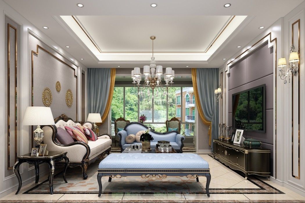 欧式风格客厅装修效果图 欧式风格客厅家具