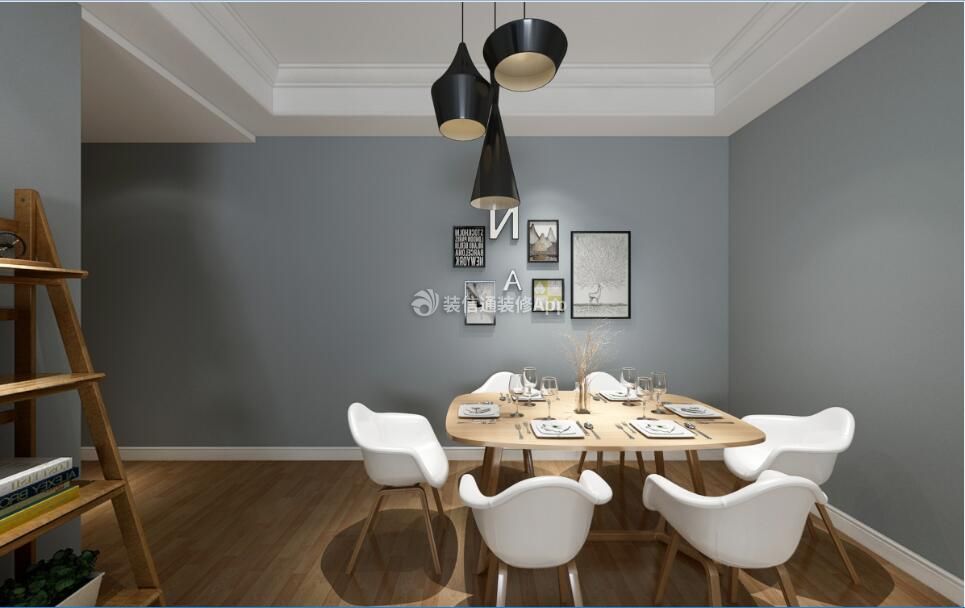 2020餐厅墙面挂画装饰效果图 2020餐厅墙面装饰效果图 