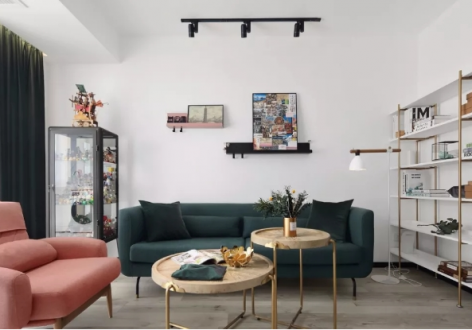 中交中央公园86㎡北欧风格两居室装修案例