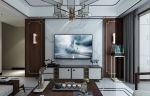 在水一方121平中式风格三居室装修案例分享