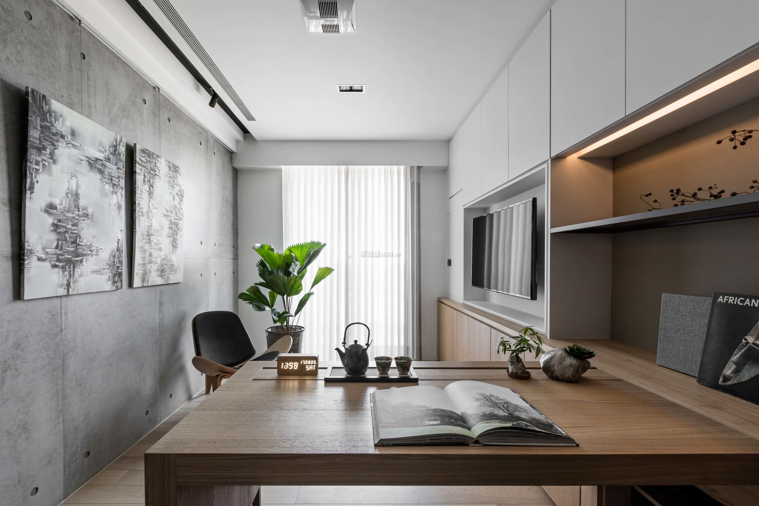 现代风格书房 现代风格书房设计 现代风格书房设计图片