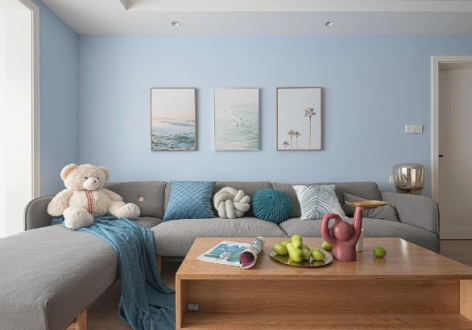 融科金湖湾118平北欧风格装修案例