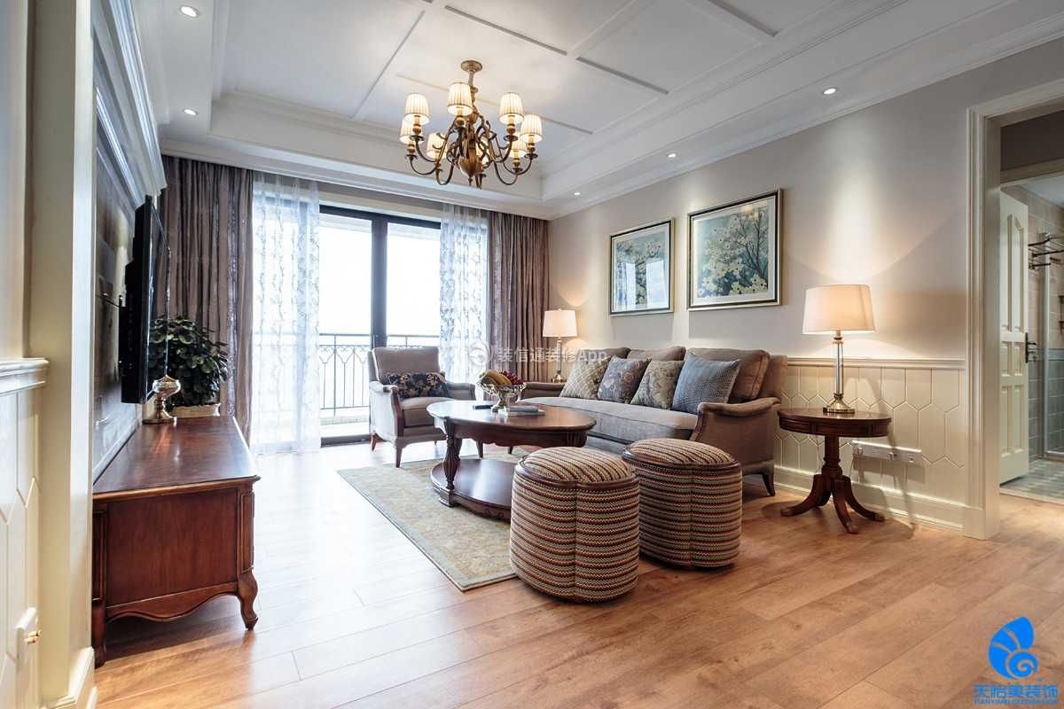 美式风格客厅装修效果图大全 美式风格客厅灯具