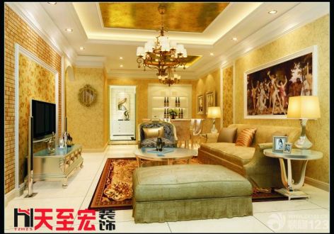 隆鑫天雨方现代欧式风格设计