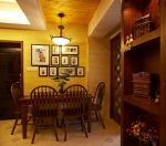 启昌中央华府121平米美式田园风三居室装修案例