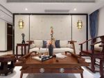 润西山新中式风格118平米装修案例