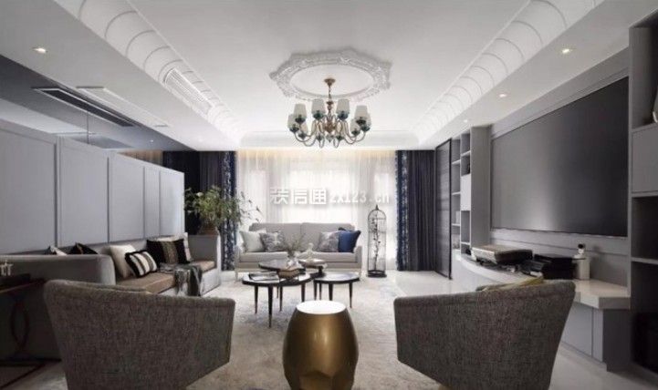 客厅地毯与沙发搭配图片 客厅地毯图片大全