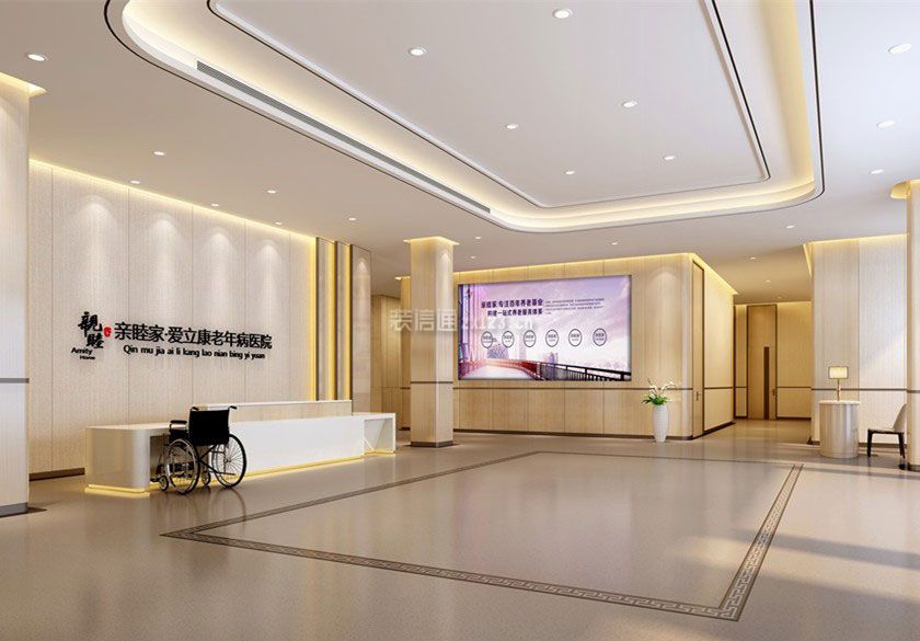 医院大门设计图片 医院前台效果图