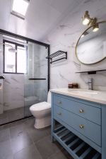 台北城敦美里122平米美式风格三居室装修案例