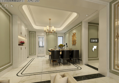 协信城立方140平混搭风格