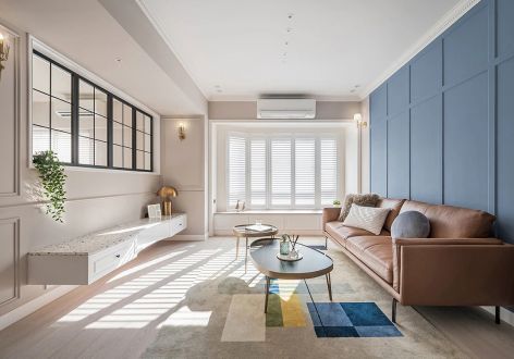 中建龙玺台164㎡轻美式平层装修案例