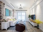 华润24城102平米美式风格三居室装修案例