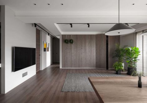 合景誉峰2.1期153平北欧风格装修案例