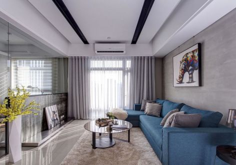 观山御璟一期131平现代风格装修案例