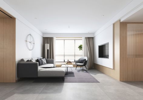 融侨城花漫庭138平现代风格装修案例