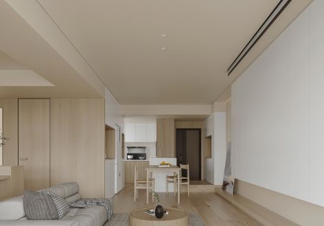 佳兆业滨江新城江上澜庭141平北欧风格装修案例