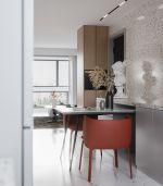 财富中心国际公寓191平现代风格装修设计案例