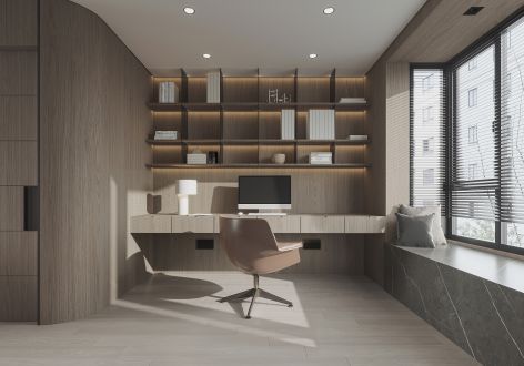 嘉陵江天192平现代风格装修案例