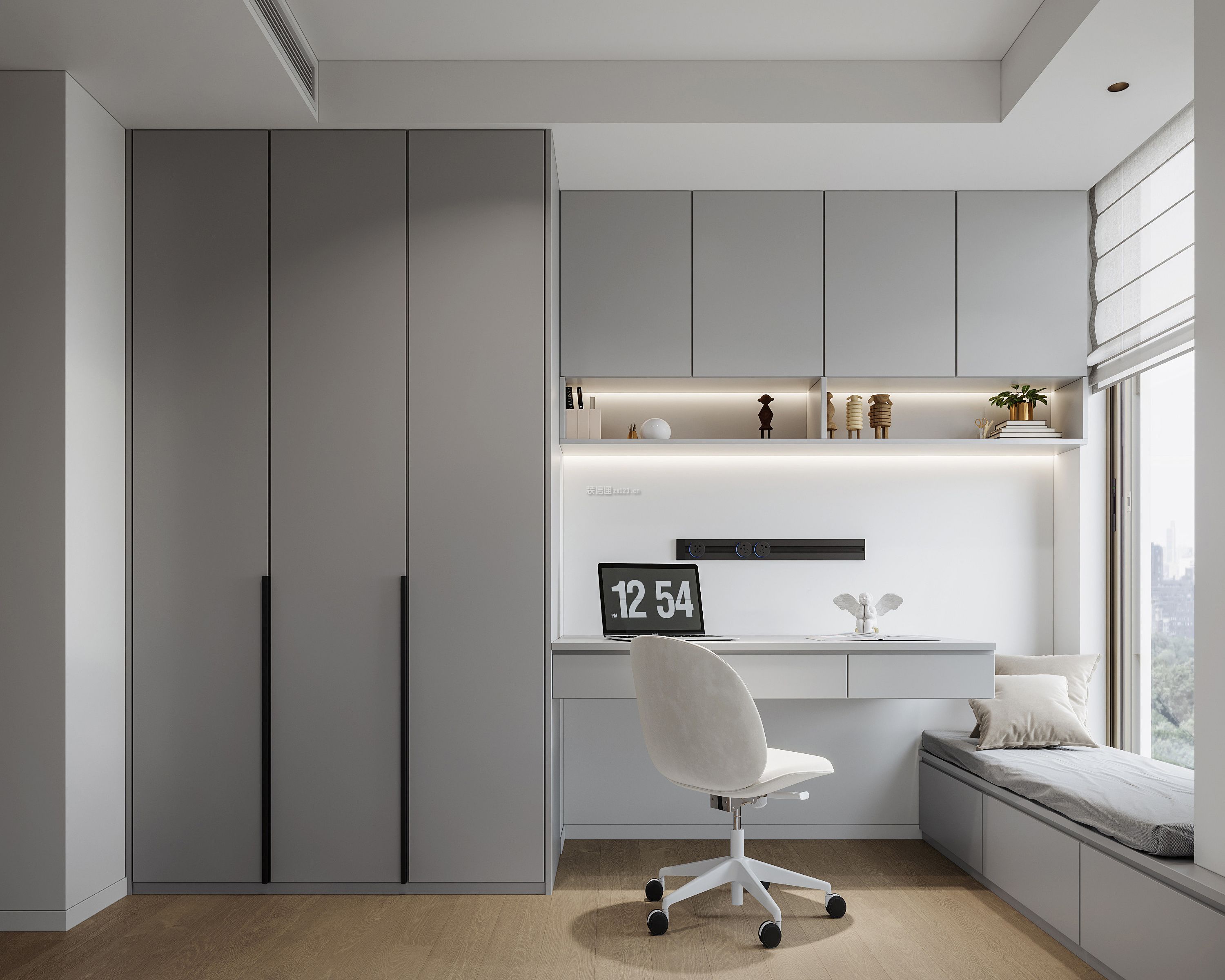 现代风格书房 现代风格书房设计 现代风格书房设计图片