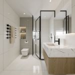 康田蔚蓝海d区105平简约风格装修案例