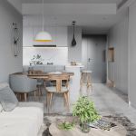 东海星洲89平简约风格装修案例