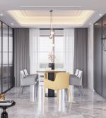 融景城郦苑151平现代风格装修案例