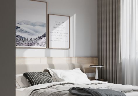 东海星洲89平简约风格装修案例