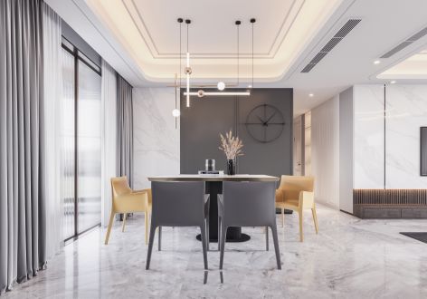 融景城郦苑151平现代风格装修案例