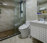 隆鑫盛世普天166平新中式风格装修案例