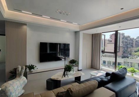 锦绣玺岸92平现代风格装修案例