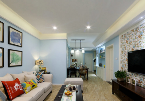 印江州112平现代风格装修案例