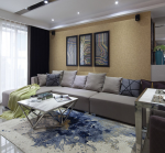 北辰云悦116平现代风格装修案例