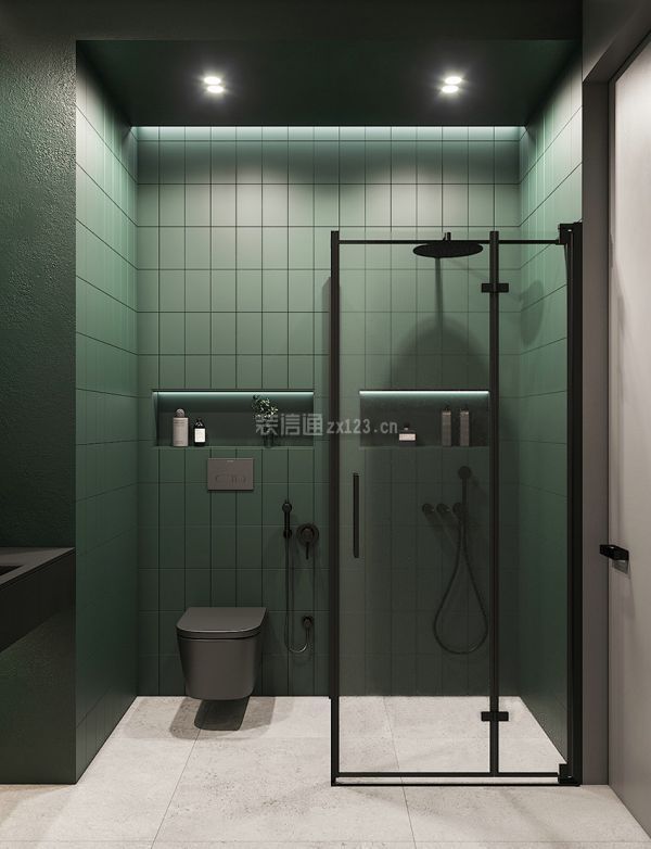 墨绿色家居设计效果图