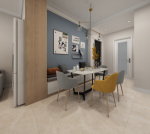 星悦·礼玉金湾134平北欧风格装修案例