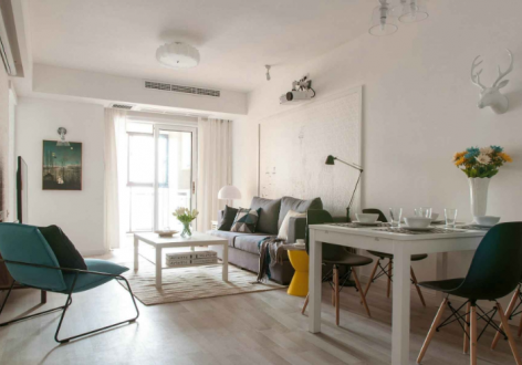 龙湖紫都城130平简约风格装修案例