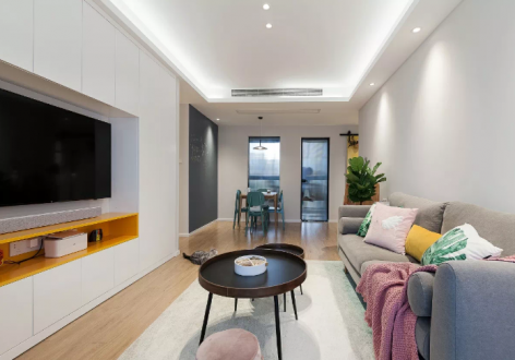 龙湖云瑶玉陛99平现代风格装修案例