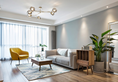 华润凤凰城108平简美风格装修案例