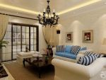 沙坪坝区富力城107平米三居混搭风格